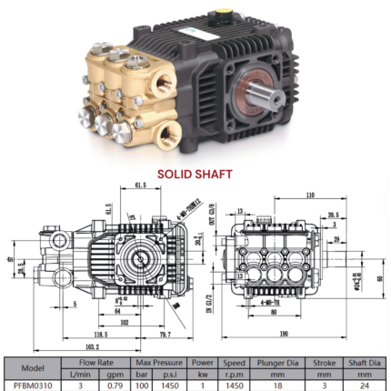 GCS/BM - Solid Shaft